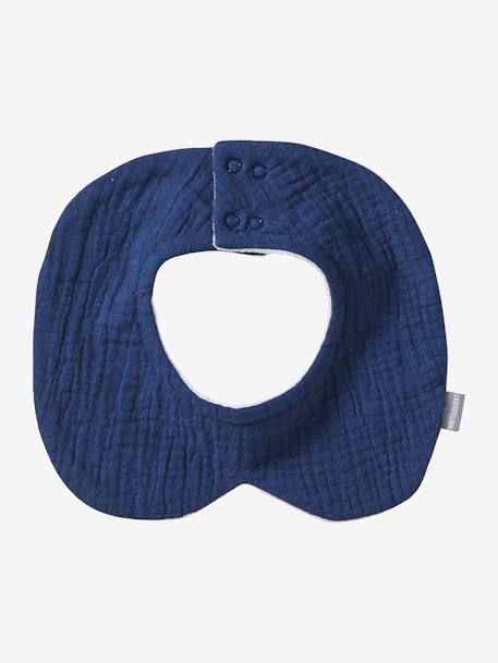Lot de 3 bavoirs col fantaisie bleu ciel 3 - vertbaudet enfant 