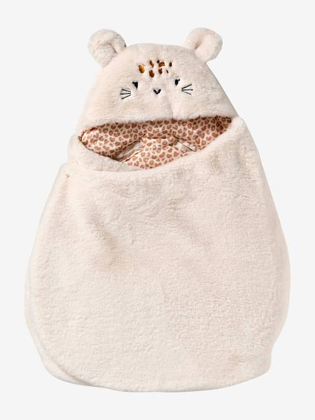 Bébé-Nid d'ange transformable en tapis à langer peluche 