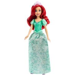 Jouet-Poupons et poupées-Poupons et accessoires-Disney Princesses - Poupée Ariel avec vêtements et accessoires - Figurine - MATTEL - HLW10