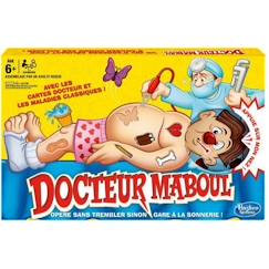 Jouet-Jeux de société-Docteur Maboul - Jeu de plateau électronique - jeu amusant pour enfants à partir de 6 ans - jeu d'intérieur - avec bobos classiques