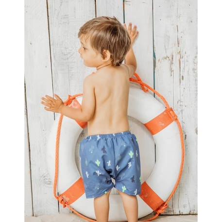 Short de bain double protection BLEU 2 - vertbaudet enfant 