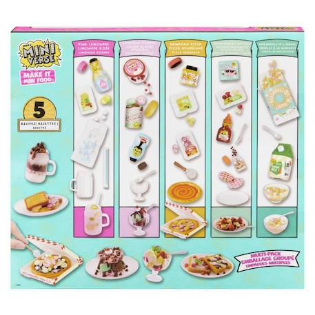 MGA Miniverse - Kit de cuisine créative - Multi Pack de 4/5 recettes uniques en résine - Non comestible BLANC 4 - vertbaudet enfant 