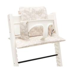 Puériculture-Chaise haute, réhausseur-Coussin réducteur de chaise haute - Siège bébé pour chaise évolutive Animaux Nougat - Jollein