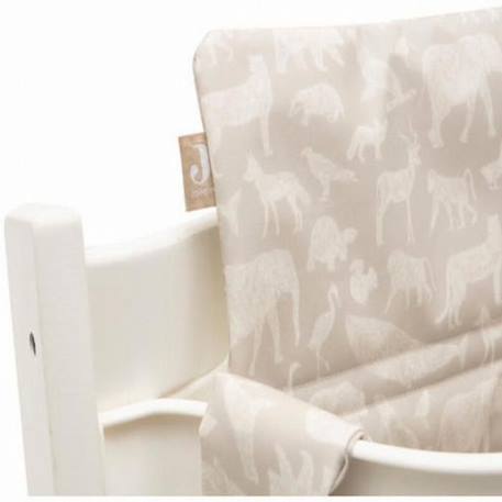 Coussin réducteur de chaise haute - Siège bébé pour chaise évolutive Animaux Nougat - Jollein BEIGE 2 - vertbaudet enfant 