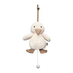 Jouet-Premier âge-Doudous et jouets en tissu-Peluche Musicale Spring Garden Duck Jollein - Multicolore - 18 X 7 cm - Bébé - Blanc