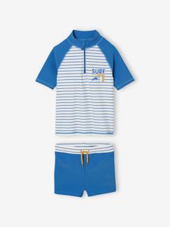 Ensemble de bain anti-UV T-shirt + boxer garçon  - vertbaudet enfant