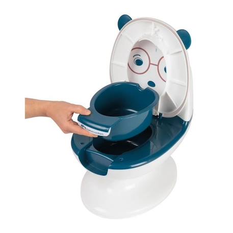 BEBECONFORT Mini toilette Panda, Pot avec bruit de chasse d'eau, Bleu BLEU 2 - vertbaudet enfant 