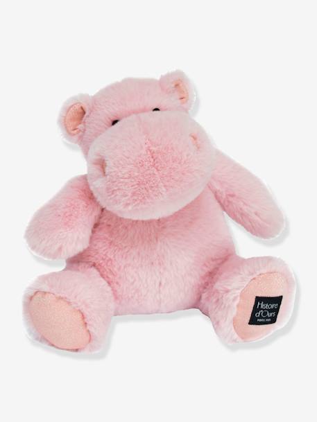 Peluche hippopotame - beige sable+bleu canard+rose poudré 3 - vertbaudet enfant 