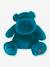 Peluche hippopotame - beige sable+bleu canard+rose poudré 2 - vertbaudet enfant 