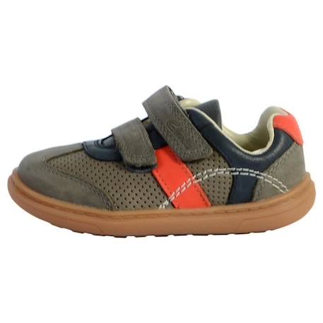 Basket Enfant Clarks Flash Metra T GRIS 1 - vertbaudet enfant 