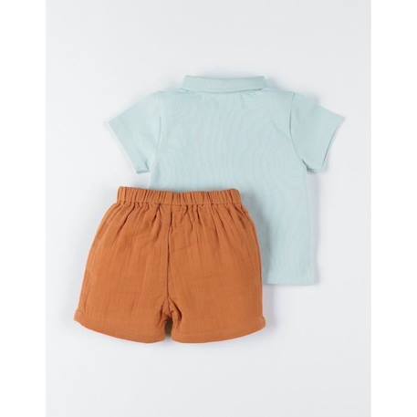 Set polo + short VERT 4 - vertbaudet enfant 