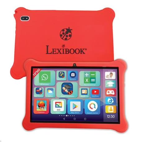 Lexibook, Lexipad 10'' - Tablette Ludo Android: Fun et Éducative, Avec Contrôle Parental ROUGE 3 - vertbaudet enfant 