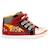 Basket Enfant Geox Kilwi - GEOX - Version haute - Rouge/Noir - Scratch - Cuir ROUGE 3 - vertbaudet enfant 