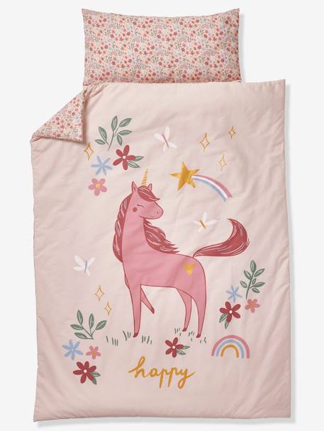 Couchage de sieste maternelle personnalisable MINILI FÉÉRIE rose 1 - vertbaudet enfant 
