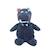 Peluche Hippopotame Hippipos Simply 23 cm LES DEGLINGOS - Coton et Polyester - Lavage en machine - Mixte BLEU 2 - vertbaudet enfant 