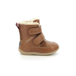 Chaussures-Chaussures fille 23-38-Boots, bottines-KICKERS Boots Bamakratch vert