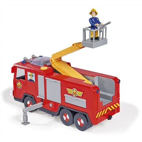 Camion Jupiter Sam le Pompier - Figurines Sam et Radar Incluses - Fonctions Sonores et Lumineuses ROUGE 4 - vertbaudet enfant 