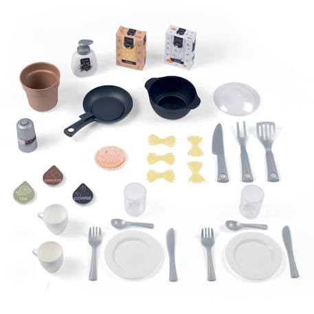 Cuisine pour enfants Smoby Loft avec 32 accessoires, design industriel, dès 3 ans MARRON 5 - vertbaudet enfant 