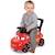 Porteur auto ergonomique Smoby Cars avec coffre à jouets - Fonction Trotteur - Volant Directionnel ROUGE 3 - vertbaudet enfant 