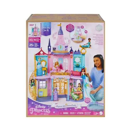 Grand Château des Princesses - Disney Princesses - Figurine - 3 ans et + ROSE 2 - vertbaudet enfant 