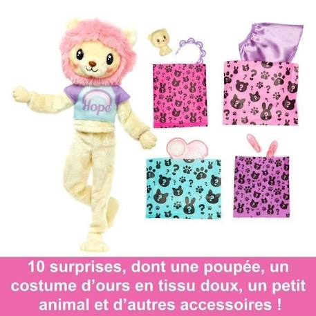 Barbie® Poupée Barbie Cutie Reveal Lion T-Shirt Confort - Poupée mannequin - 3 ans et + ROSE 6 - vertbaudet enfant 