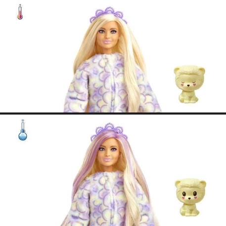 Barbie® Poupée Barbie Cutie Reveal Lion T-Shirt Confort - Poupée mannequin - 3 ans et + ROSE 2 - vertbaudet enfant 