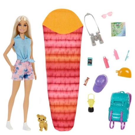Barbie® poupée It Takes Two, Coffret Barbie Vive le Camping - Poupée mannequin - 3 ans et + BLEU 3 - vertbaudet enfant 