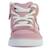 Basket Montante Cuir Enfant Clarks City Flake - CLARKS - Blanc - Version haute - Rond - Confort exceptionnel ROSE 4 - vertbaudet enfant 