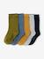 Lot de 5 paires de chaussettes Basics garçon olive 1 - vertbaudet enfant 