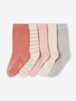 Lot 5 paires de chaussettes fille  - vertbaudet enfant