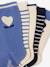 Lot 5 paires de chaussettes coeur fille abricot+bleu chambray 4 - vertbaudet enfant 