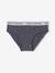 Lot de 5 culottes Happy everyday fille gris chiné 3 - vertbaudet enfant 