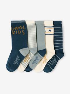 -Lot de 5 paires de chaussettes "Cool Kids" garçon