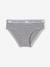Lot de 5 culottes Happy everyday fille gris chiné 5 - vertbaudet enfant 