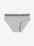 Lot de 5 culottes Happy everyday fille gris chiné 2 - vertbaudet enfant 