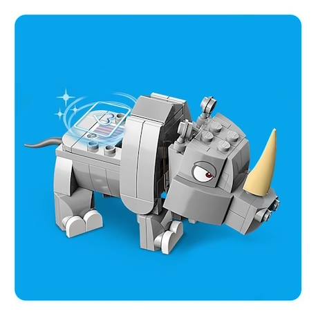 LEGO® Super Mario 71420 Ensemble d'Extension Rambi le Rhinocéros, Jouet à Combiner avec un Pack de démarrage GRIS 4 - vertbaudet enfant 