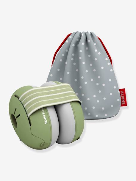 Casque antibruit Muffy baby noir+rose+vert 10 - vertbaudet enfant 