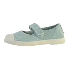 Chaussures-Chaussures fille 23-38-Basket à Scratch Enfant Natural World - NATURAL WORLD - Basse - Aqua - Scratch - Mixte - Enfant - Plat