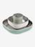 Coffret-repas 3 pièces inox rose+Sage green+terracotta 5 - vertbaudet enfant 