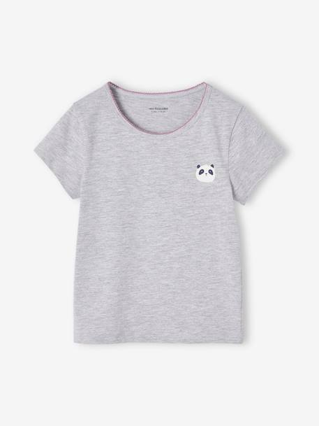 Lot de 3 Tee-shirts animaux manches courtes fille écru 3 - vertbaudet enfant 