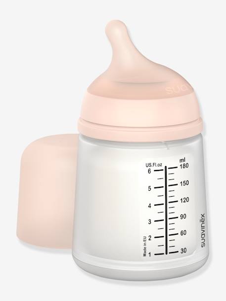 Biberon anti-colique Zer0.Zer0 débit lent (S) 180 ml transparent 6 - vertbaudet enfant 