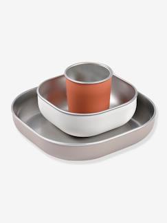 Puériculture-Coffret-repas 3 pièces inox
