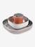Coffret-repas 3 pièces inox rose+terracotta 5 - vertbaudet enfant 