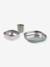 Coffret-repas 3 pièces inox rose+Sage green+terracotta 6 - vertbaudet enfant 