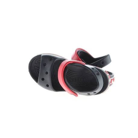 Sandales Crocs Crocband pour enfants - Marque CROCS - Couleur Graphite - 100% Synthétique BLANC+BLEU 3 - vertbaudet enfant 