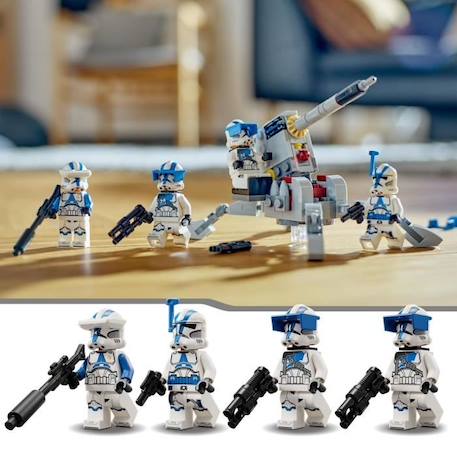 LEGO® Star Wars 75345 Pack de Combat des Clone Troopers de la 501ème Légion, Jouet avec Canon BLANC 4 - vertbaudet enfant 