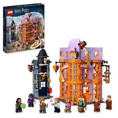 Jouet-Jeux d'imagination-LEGO® Harry Potter 76422 Le Chemin de Traverse : Weasley, Farces pour Sorciers Facétieux, Jouet