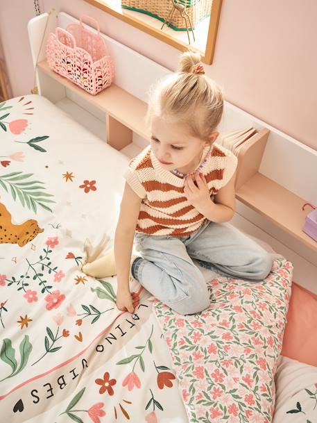 Pack housse de couette + taie d'oreiller LATINO VIBES, avec coton recyclé multicolore 7 - vertbaudet enfant 