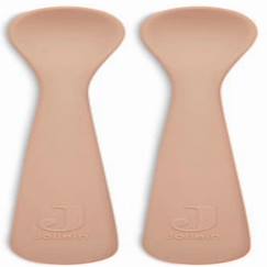 Cuillère souple Silicone Rose Pale (2pcs)  - vertbaudet enfant