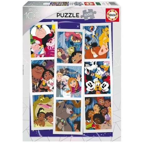 Puzzle 1000 pièces COLLAGE DISNEY 100 - Marque EDUCA - Dimensions 68 x 48 cm BLANC 3 - vertbaudet enfant 